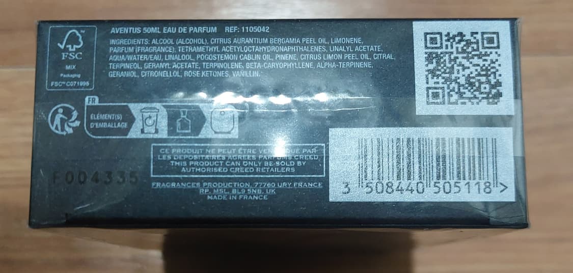 미개봉 새제품) 크리드 어벤투스 오드퍼퓸 50ml 상품이미지3