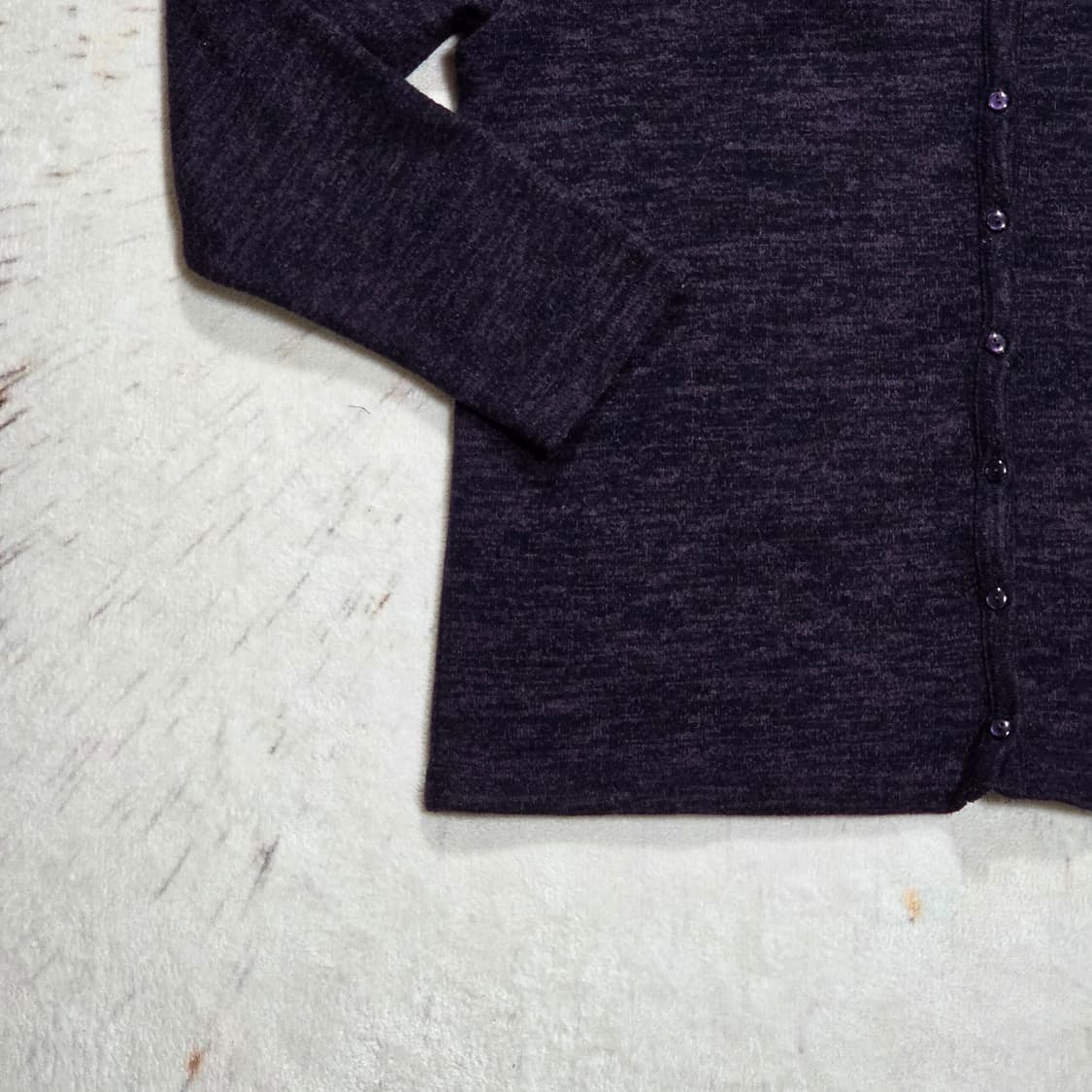 일본 빈티지 모리걸 퍼플 가디건 상품이미지3