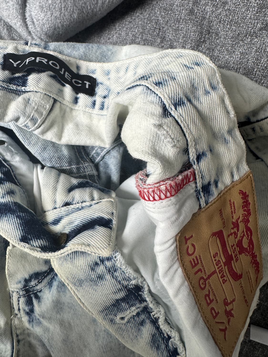 Y project 아이스워싱 데님팬츠 상품이미지6