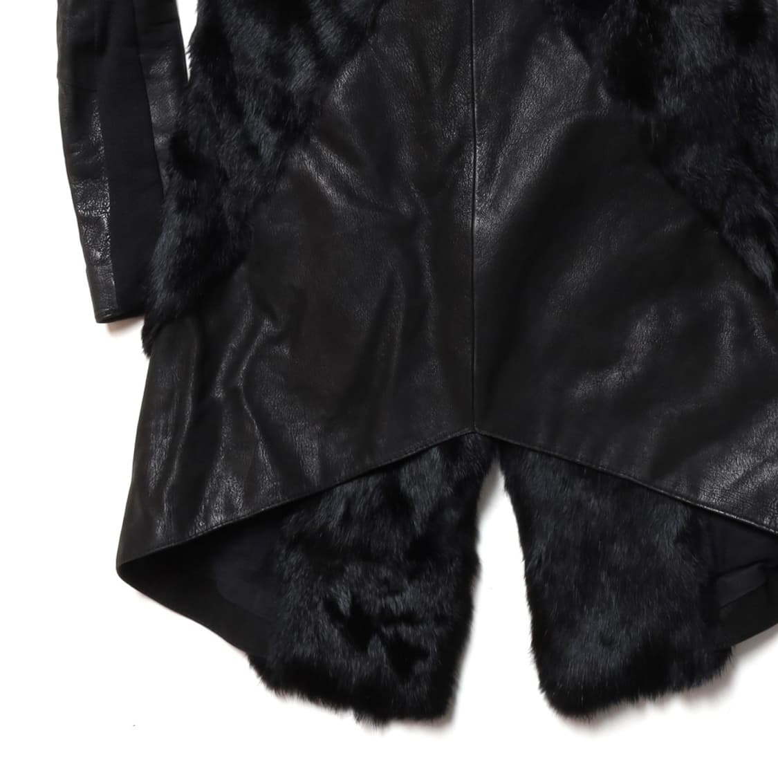 헬무트랭 Helmut Lang Rabbit Fur Leather Coat 상품이미지6