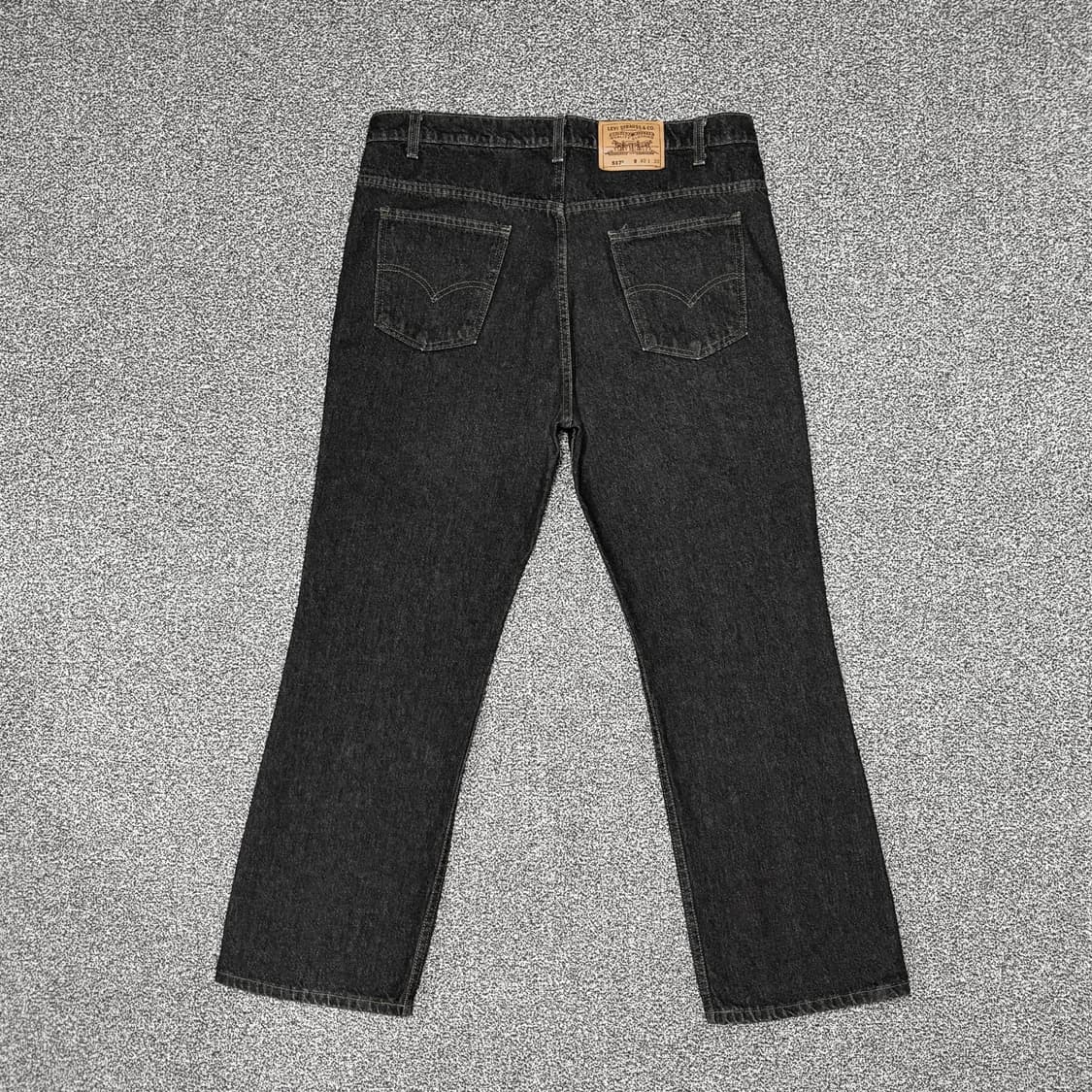 90s 빈티지 리바이스 517 블랙 허리50cm 상품이미지2