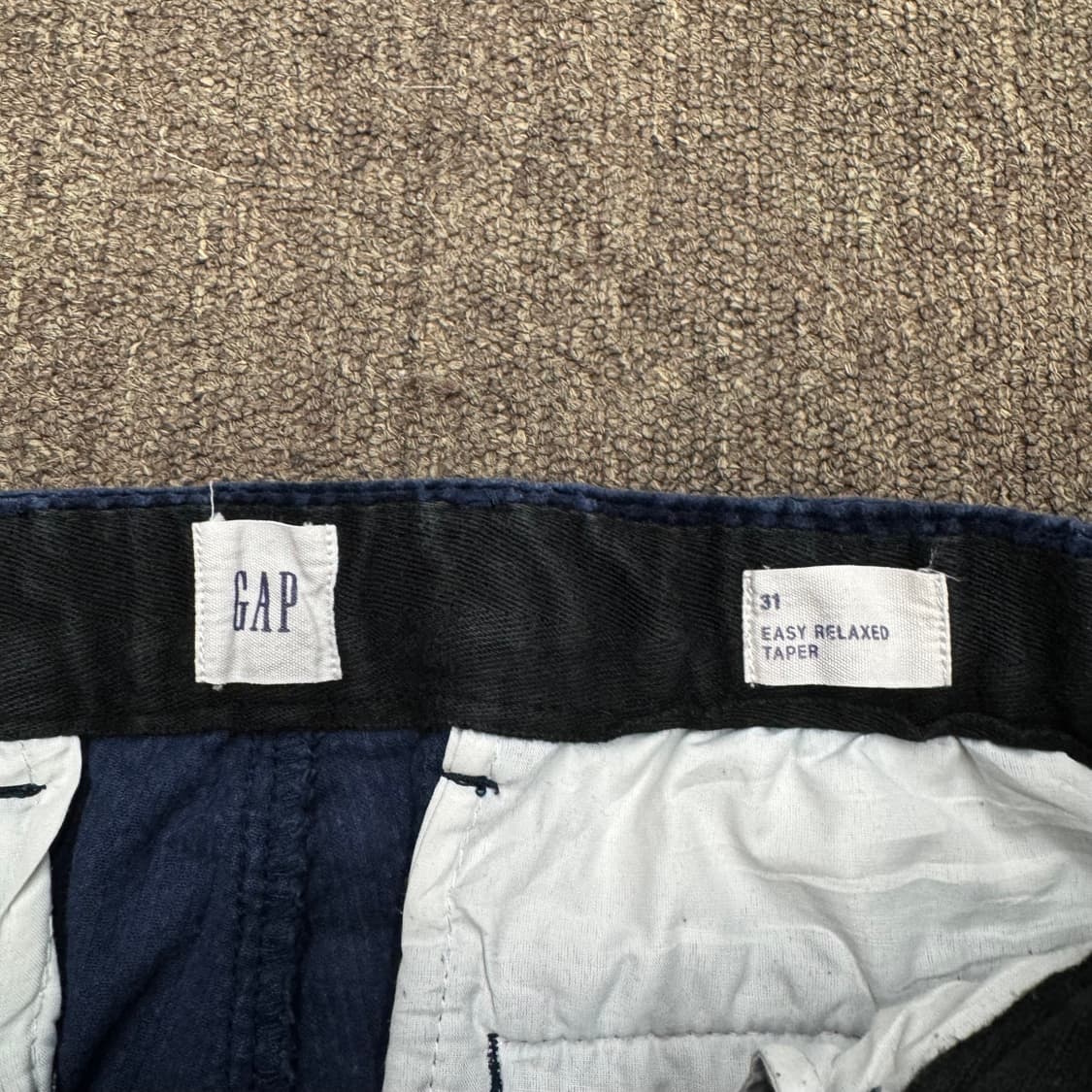 갭 GAP 네이비 코듀로이 팬츠 (31)  상품이미지4