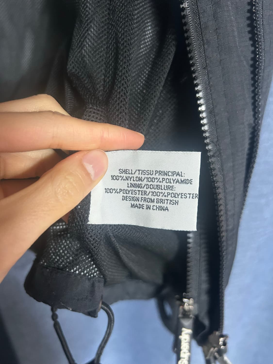 슈퍼드라이 트리플 지퍼 바람막이 상품이미지5