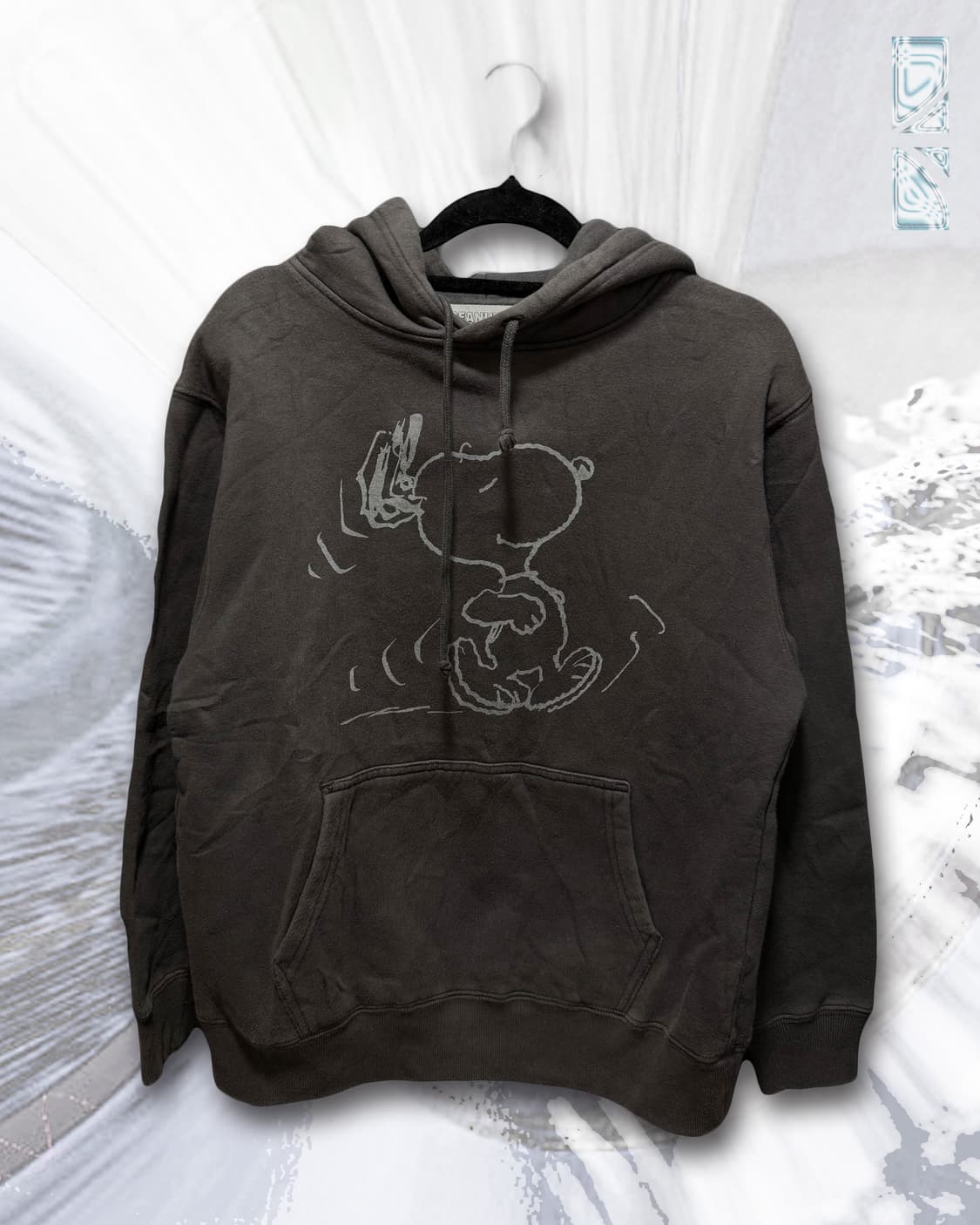 PEANUTS 스누피 후드 차콜 [M] 상품이미지1