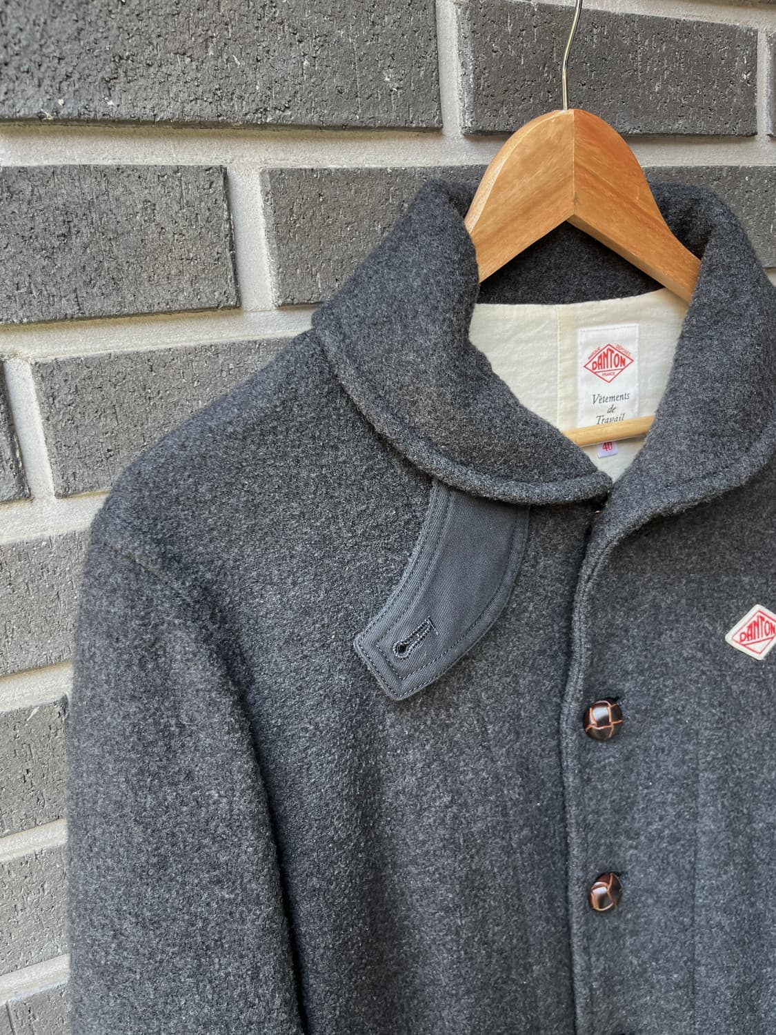 Danton 단톤 울 코트 다크그레이 40 상품이미지6