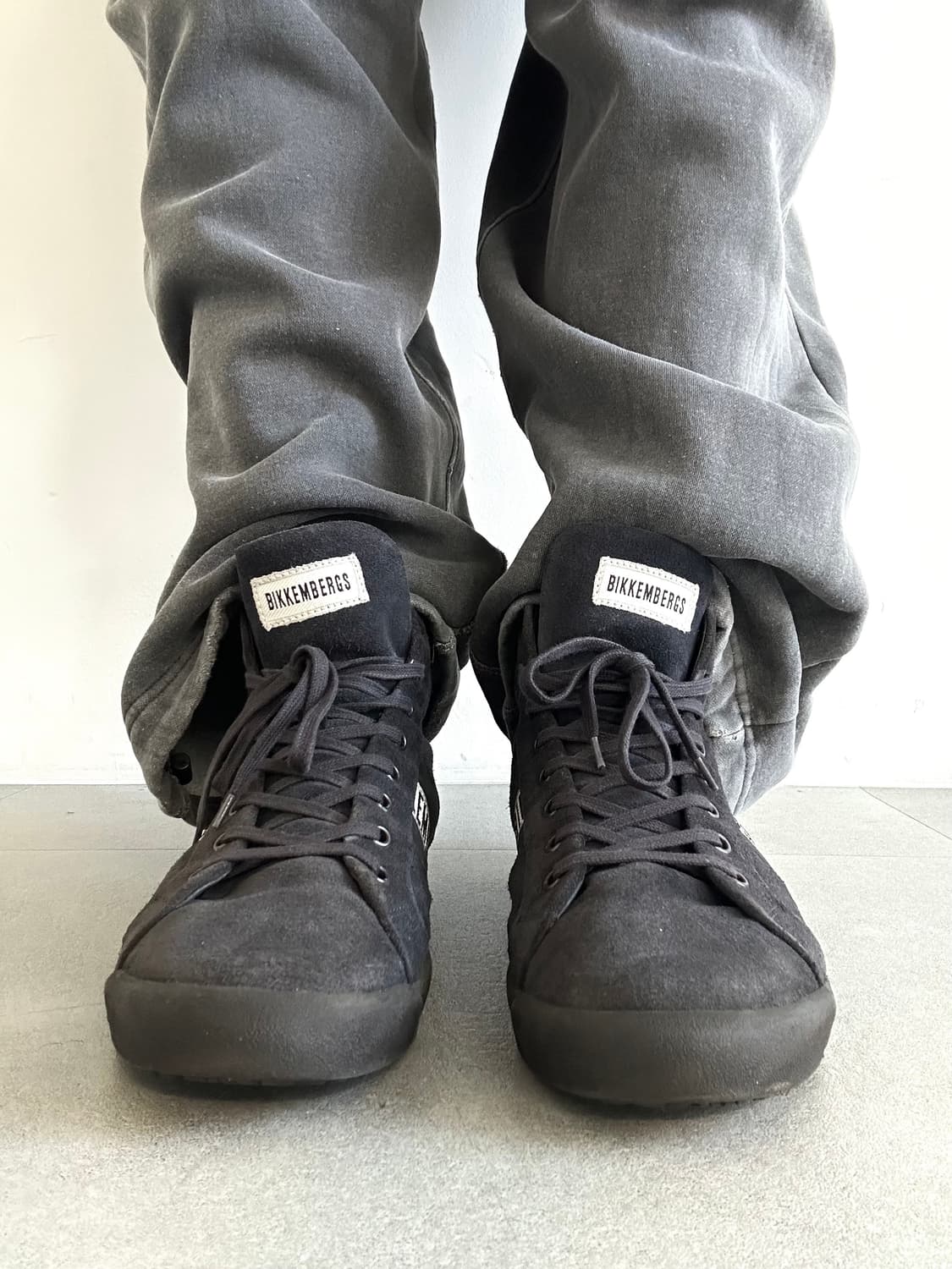 비켐버그 스웨이드 레더 하이탑 스니커즈 상품이미지1