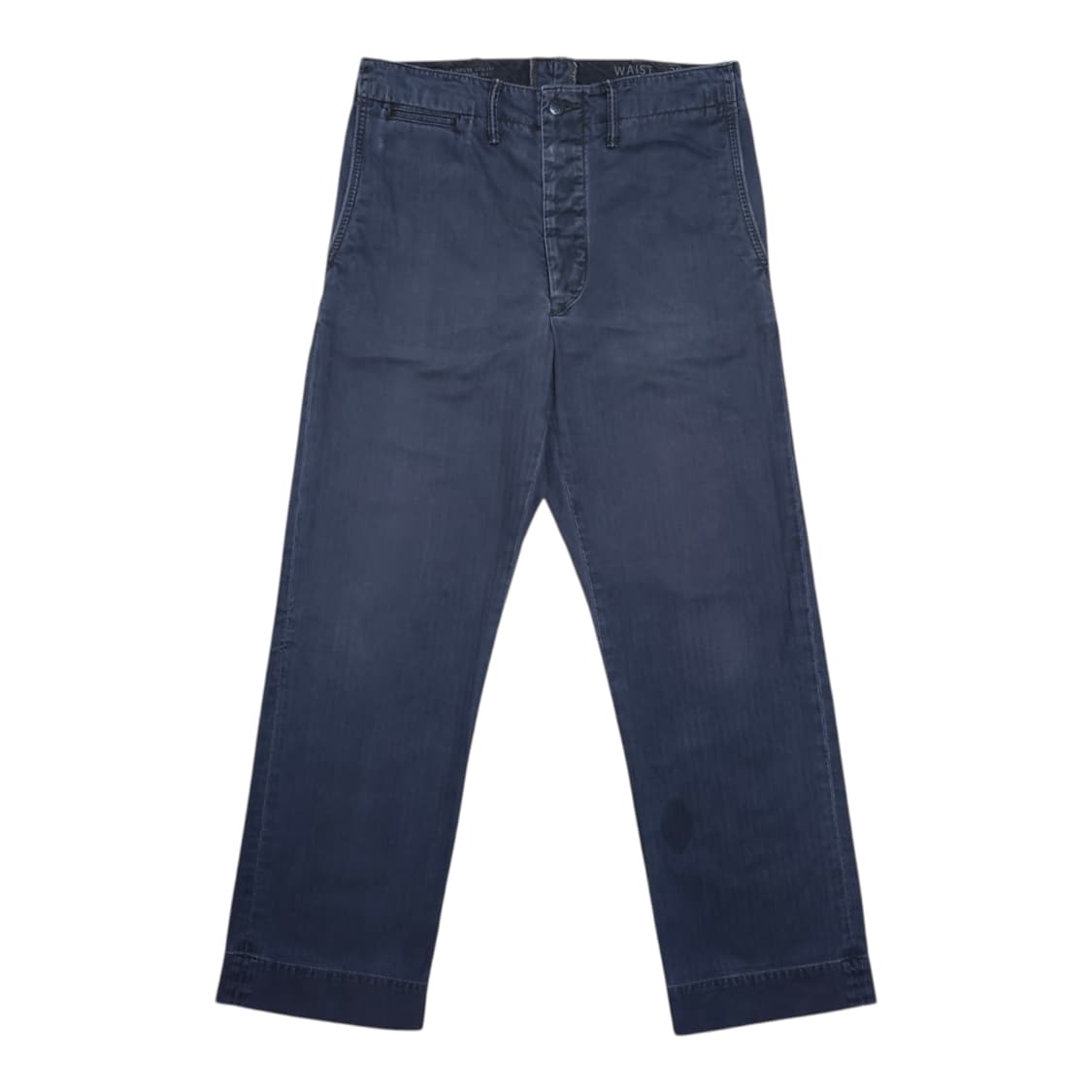 [28x30] RRL 더블알엘 가먼트 다이 헤링본 필드 팬츠 블랙 상품이미지2