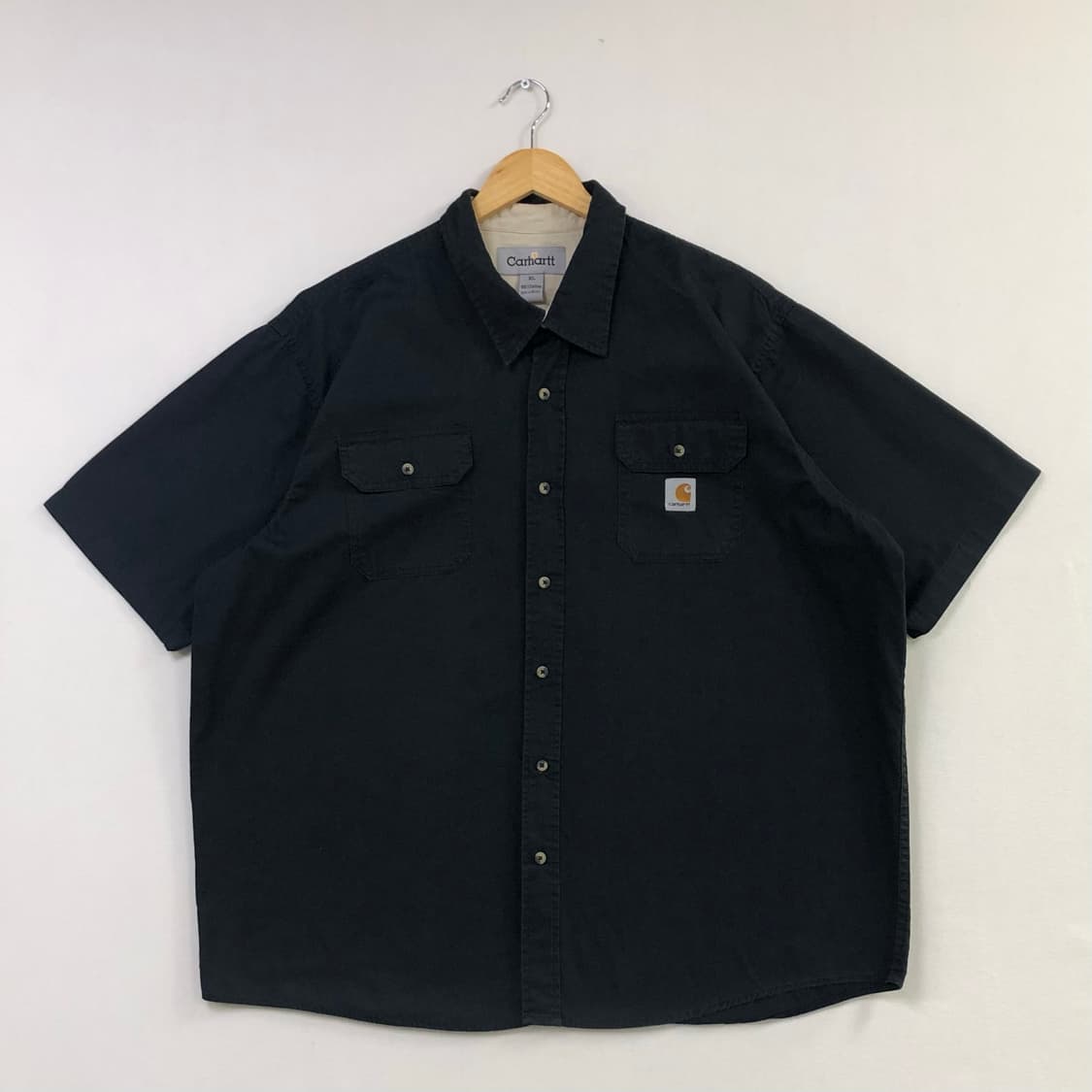 Xxl 칼하트 블랙 워크 셔츠 상품이미지2