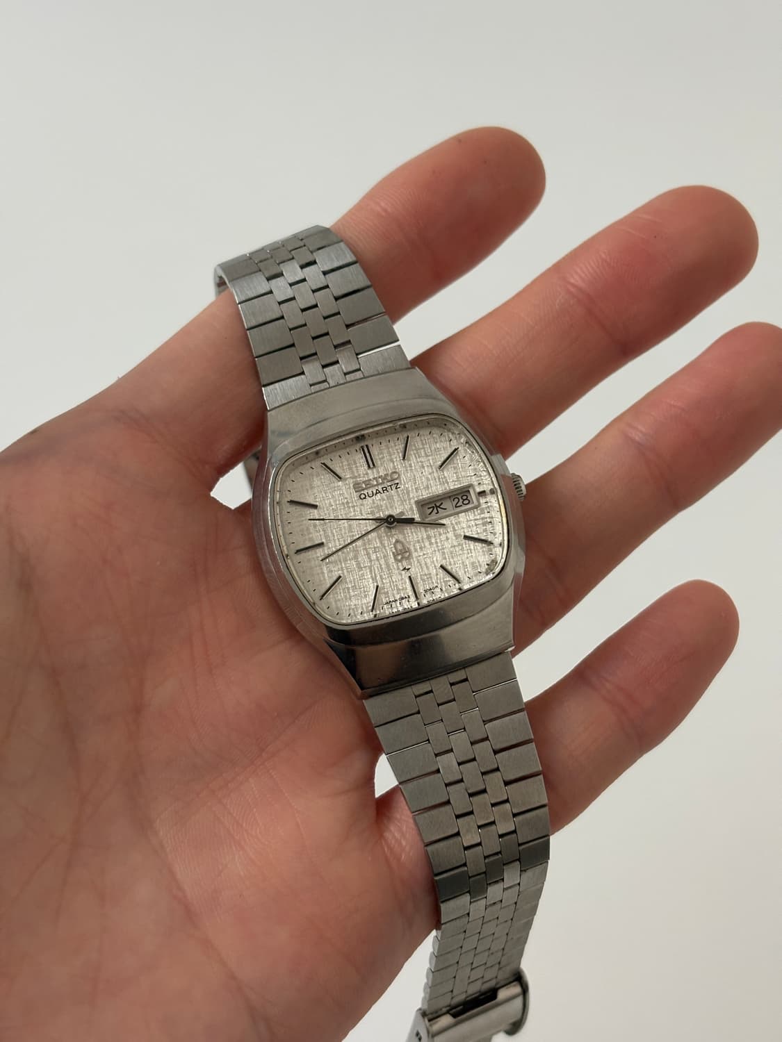 1970s Bokashi Dial Silver Quartz  상품이미지2