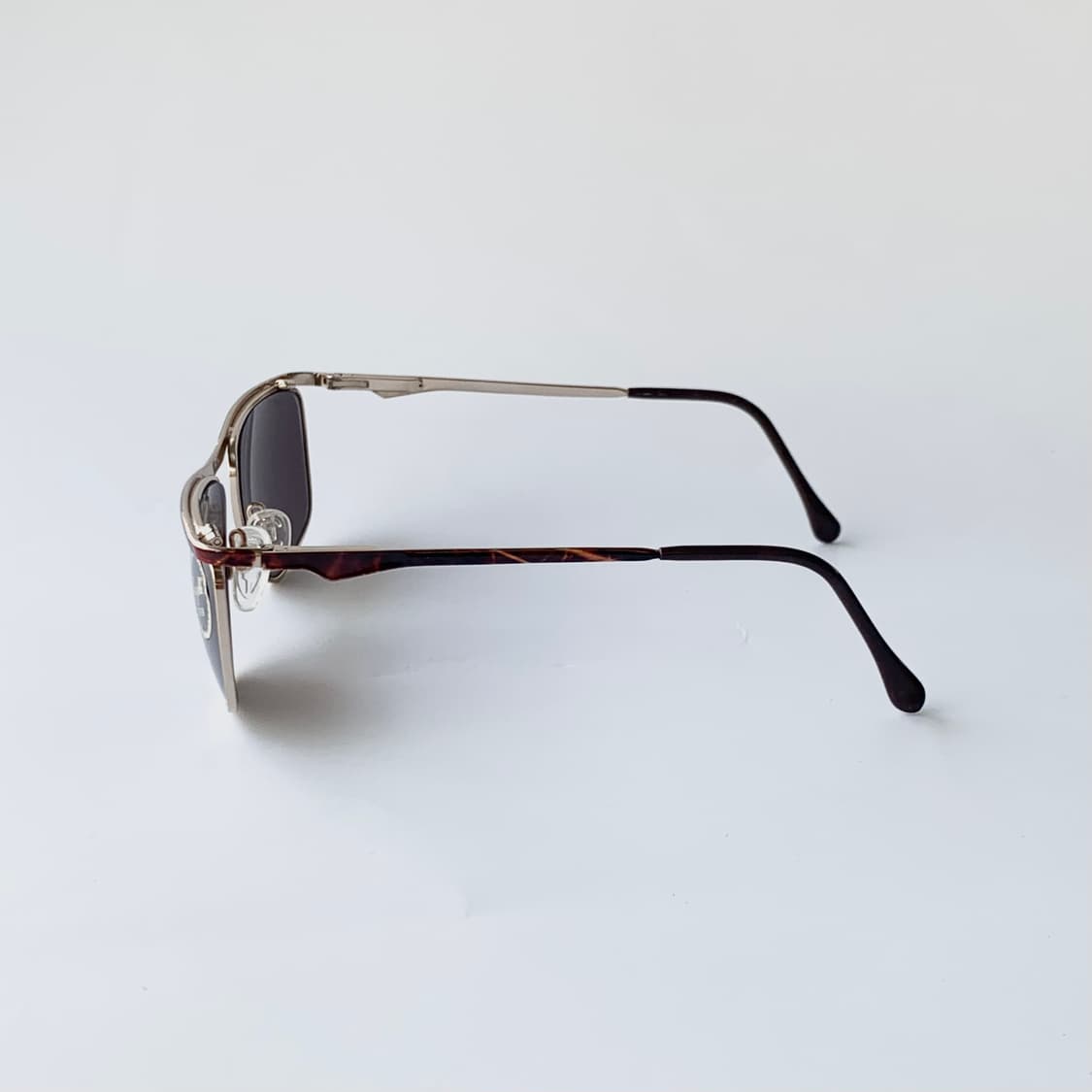 971 데드스탁 미착용 골드 마블 아세테이트 메탈 선글라스 레트로 상품이미지3