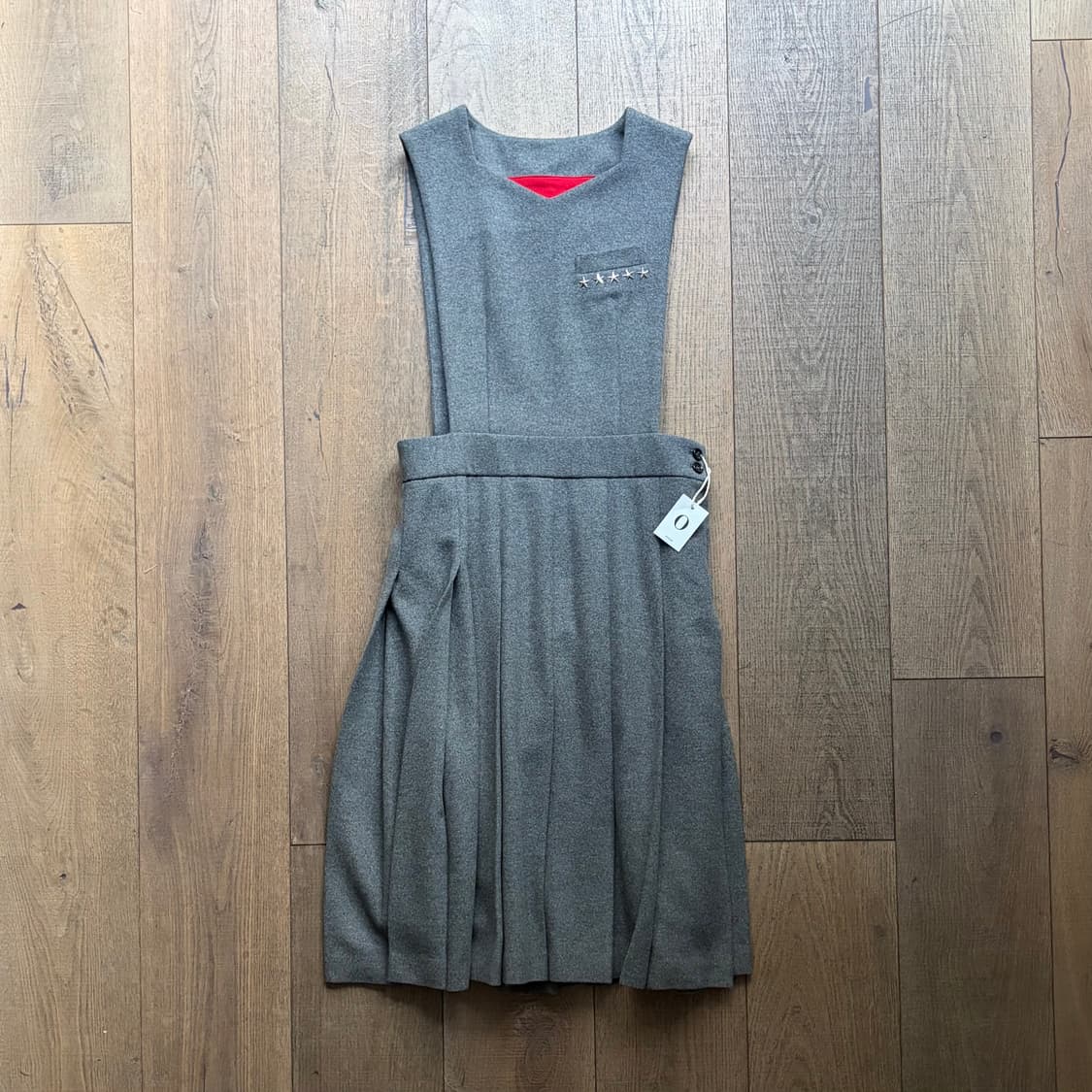 Star Stud Overall Pleats One Piece 상품이미지4