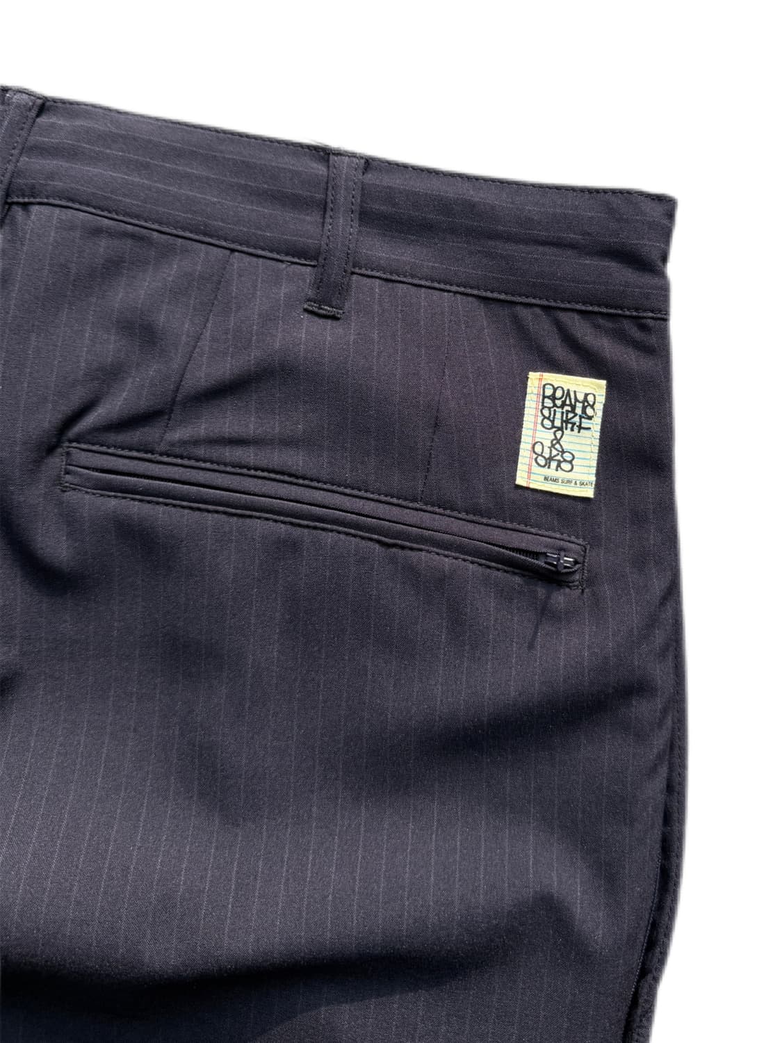 빔즈 ssz 스트라이프 투 턱 와이팬츠 M(-35in) 상품이미지5