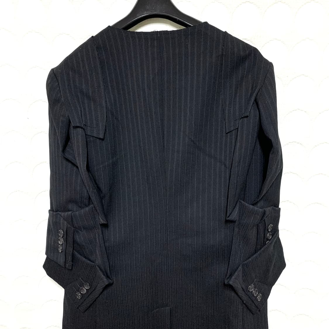 comme des garçons 스트라이프 자켓 케이프 상품이미지6