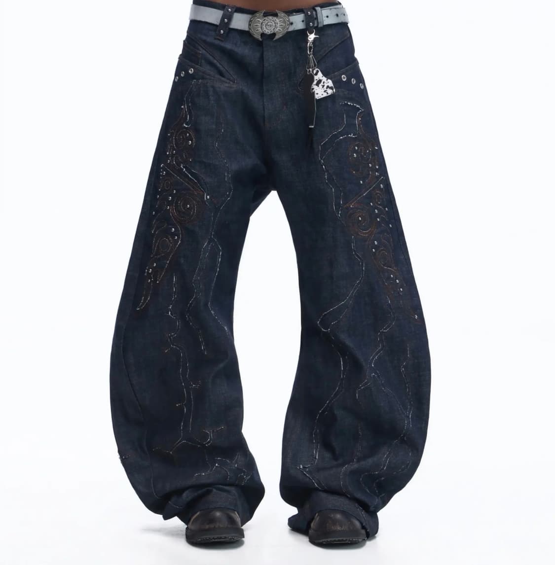 personsoul 팬츠 PARCHWORK RAW DENIM 구해요! 상품이미지1