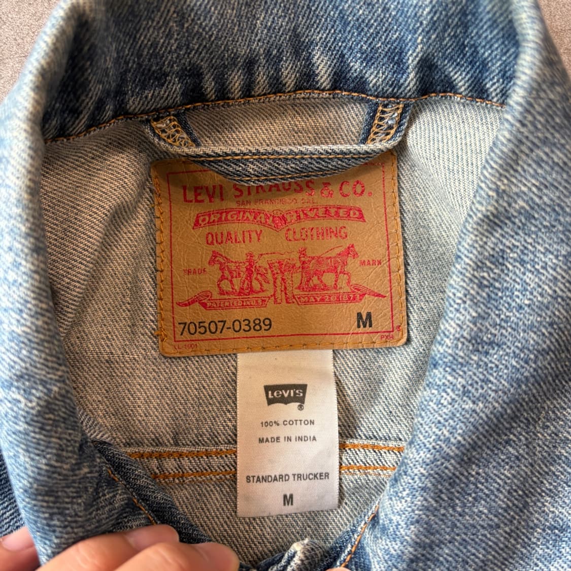 리바이스 정품 데님 청 자켓 상품이미지5