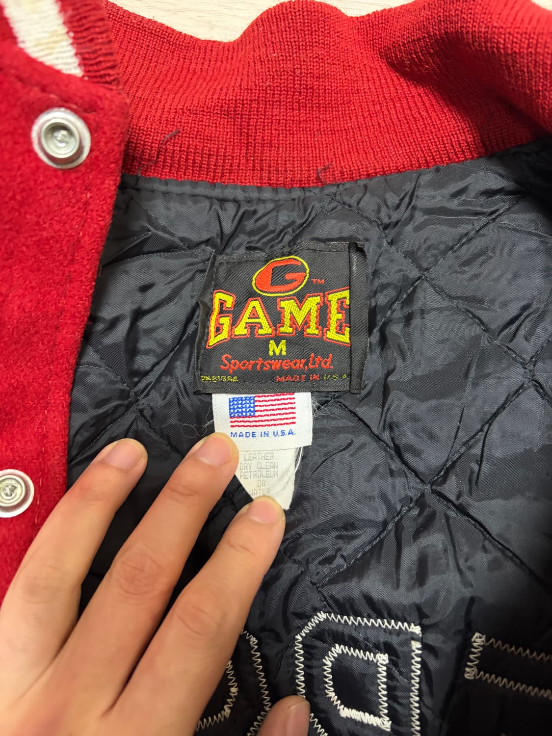 GAME sportswear 빈티지 바시티 자켓 상품이미지6