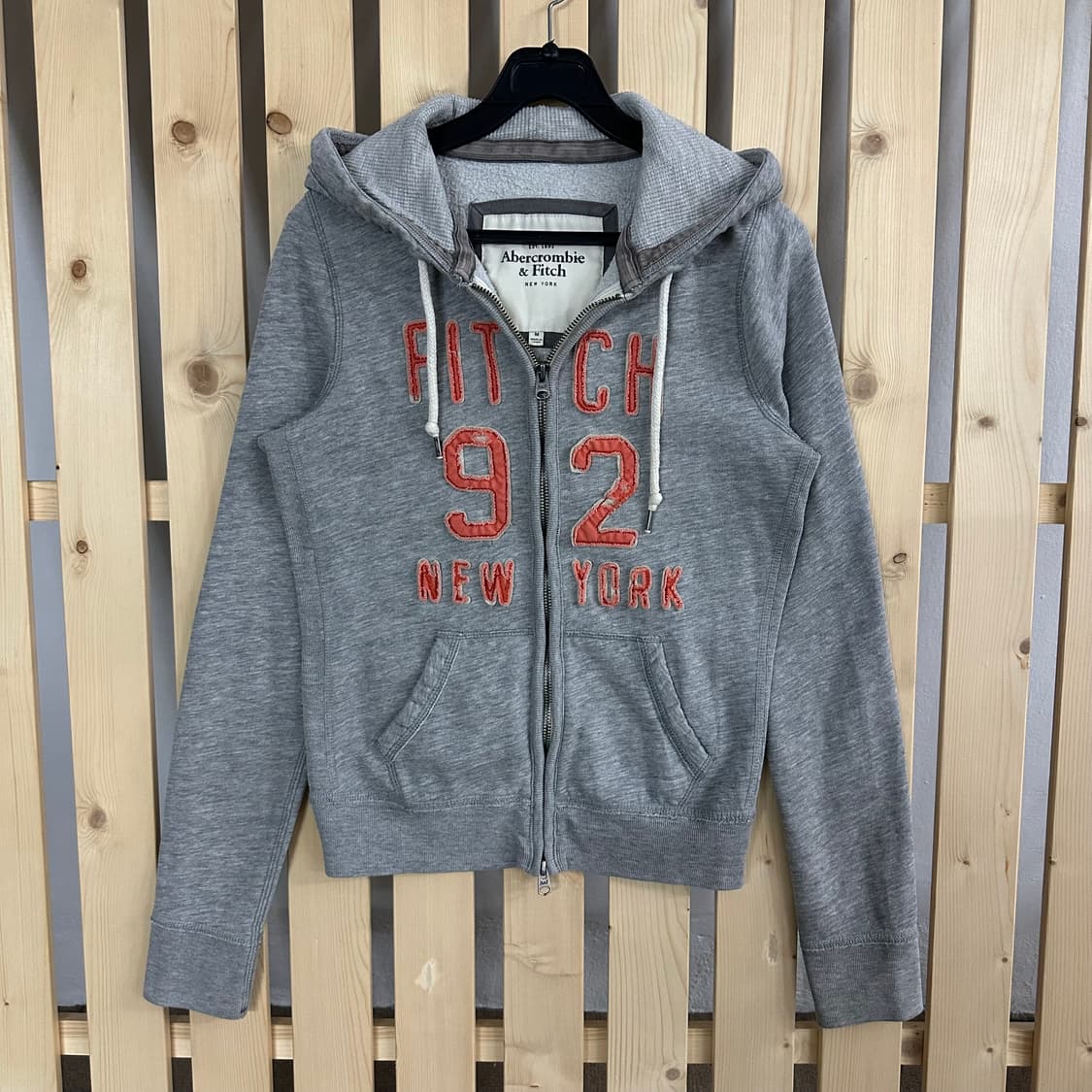 (M) 아베크롬비 그레이 후드집업 상품이미지1