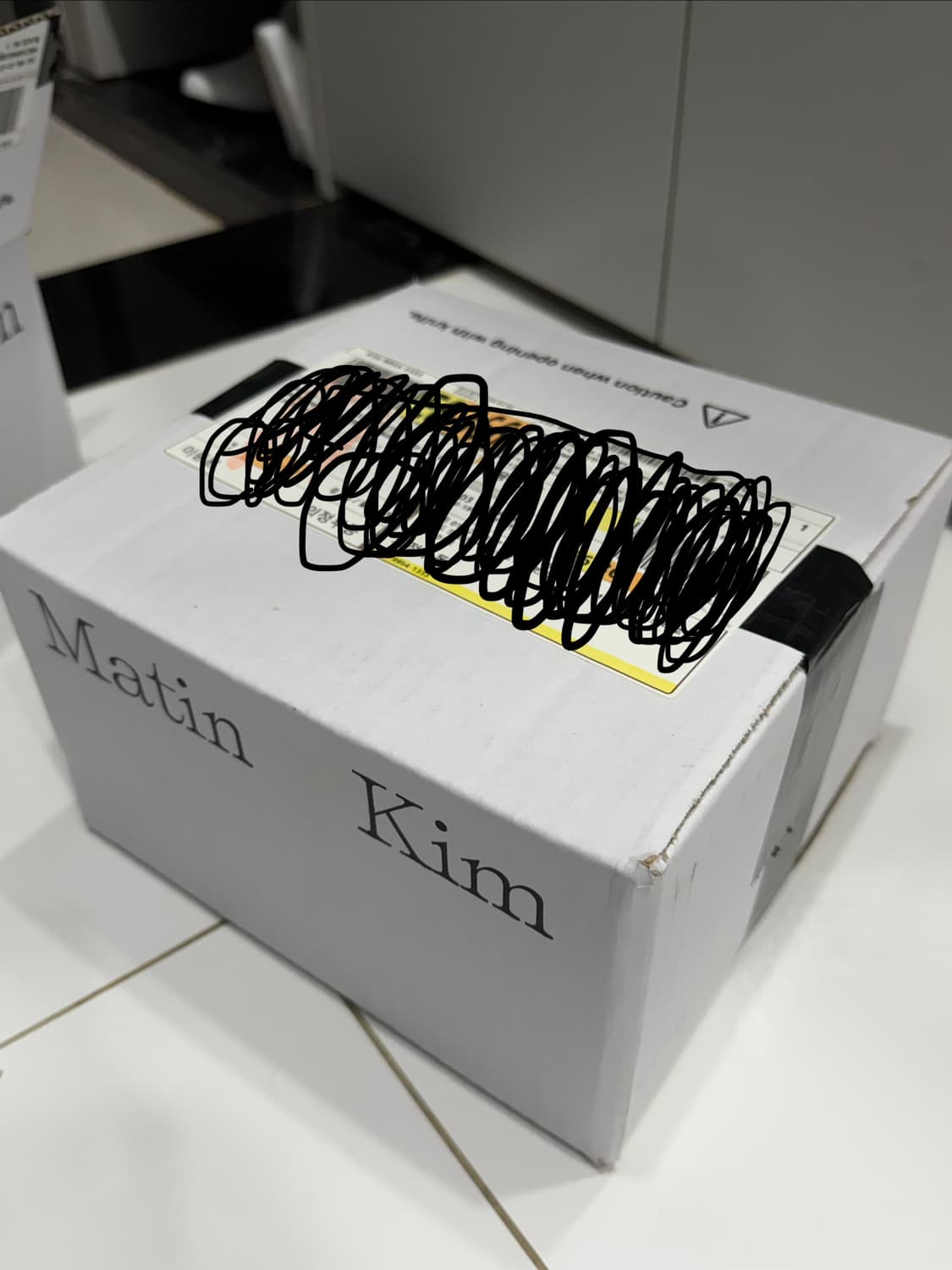 마뗑킴 카드지갑 블랙 풀박스(미개봉 새제품) 상품이미지2