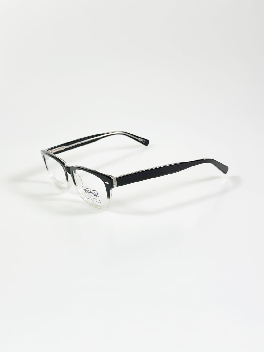MIDTOWN 블랙 그라데이션 뿔테 스퀘어 빈티지 안경 상품이미지3