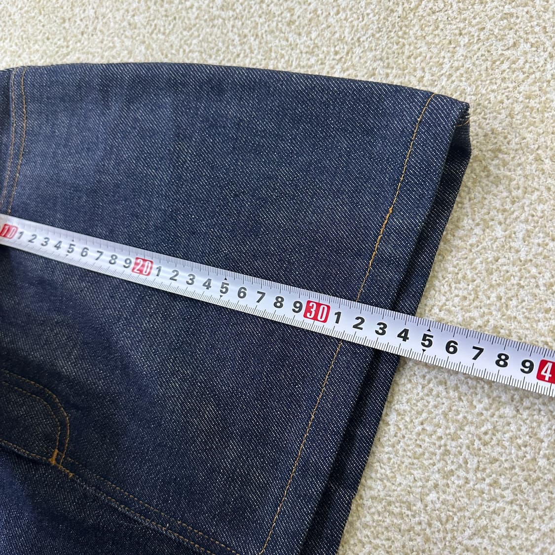 실측확인 아페쎄 데님 미니 스커트 0316D 상품이미지7