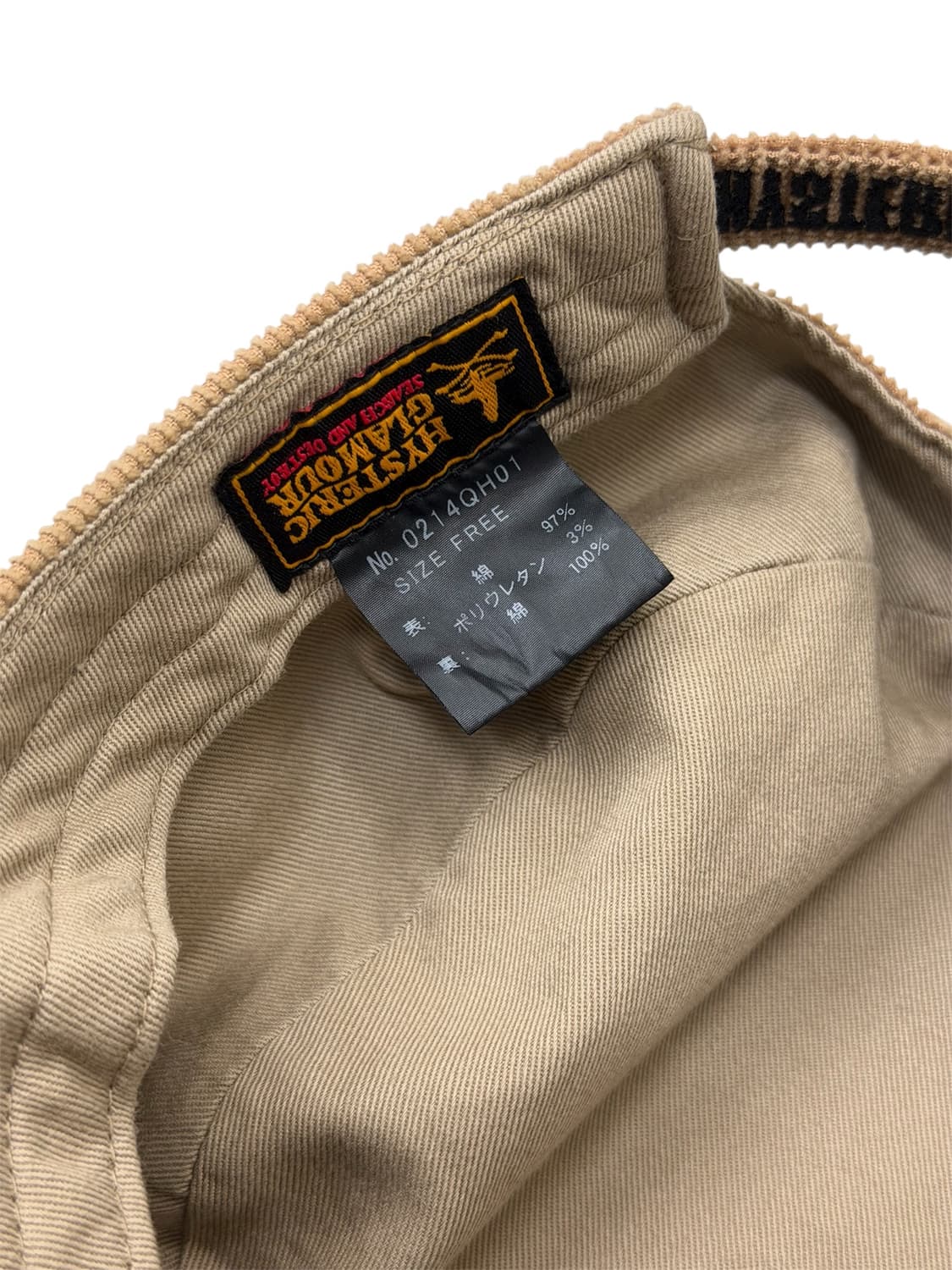 히스테릭 글래머 코듀로이 캡 상품이미지6