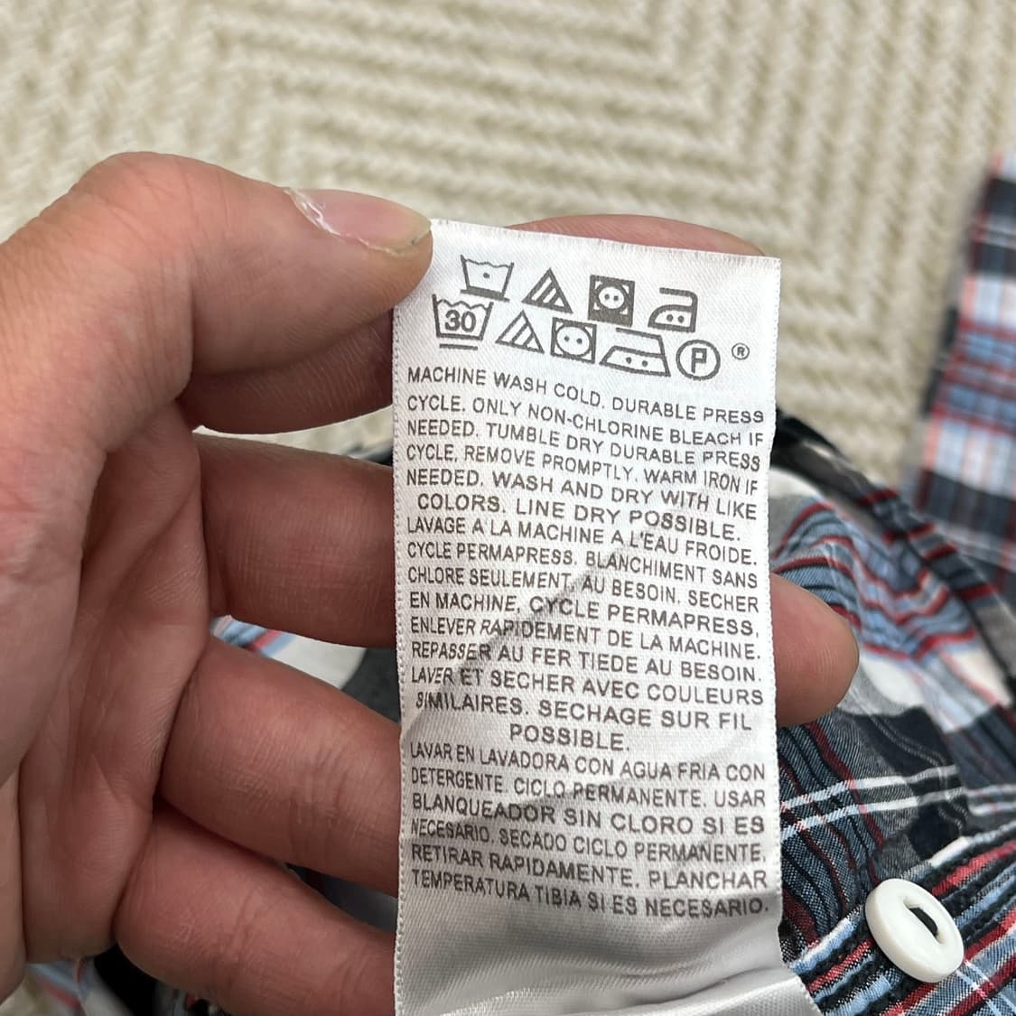 리바이스 체크 하프 셔츠 r3573 상품이미지8