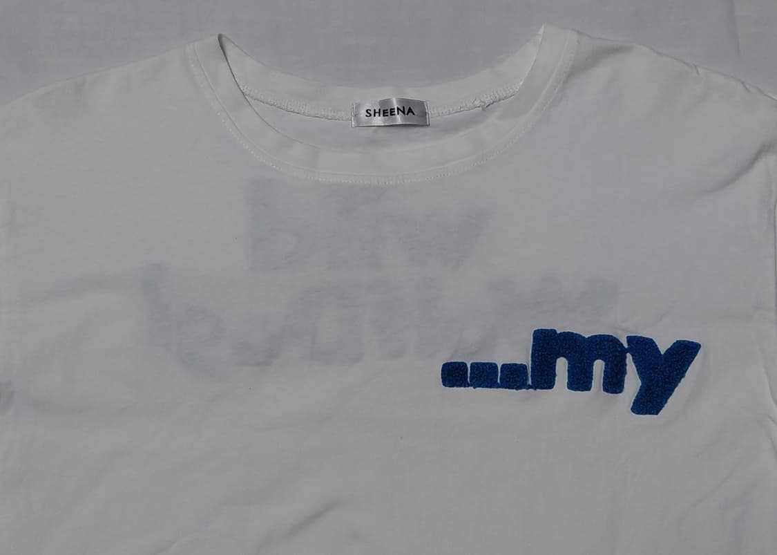 (M) SHEENA 레트로 팝 늑대 입체자수 티셔츠 상품이미지3
