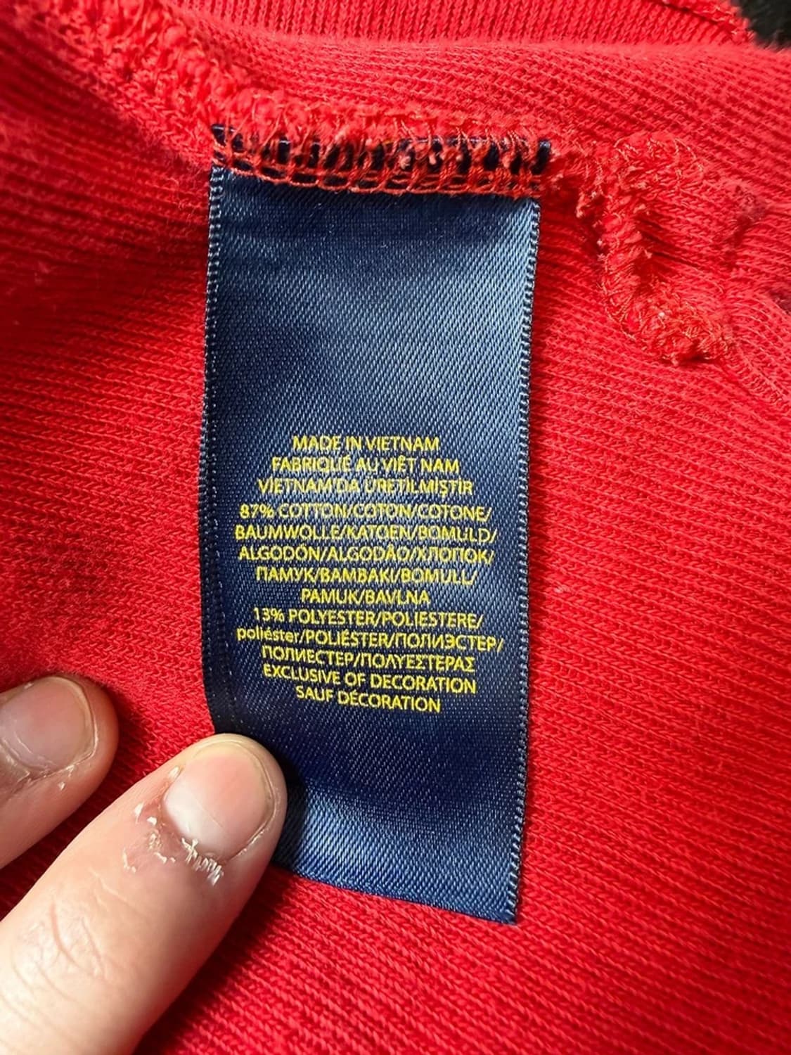 폴로 랄프로렌 하프집 로고 맨투맨 PN9294 상품이미지7