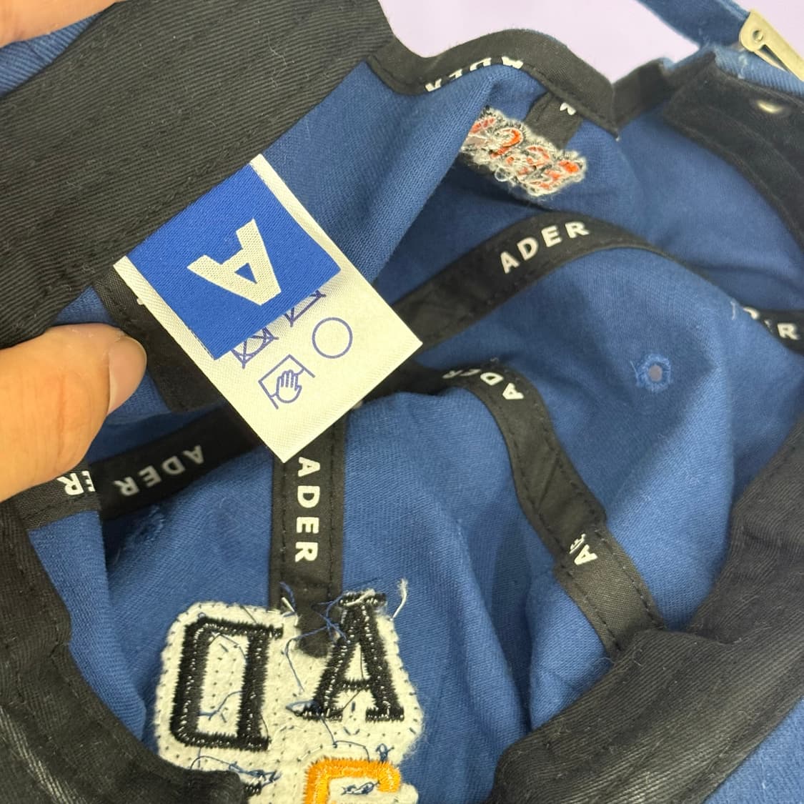 아더에러 18ss 로고 네이비 캠프캡 os 상품이미지6
