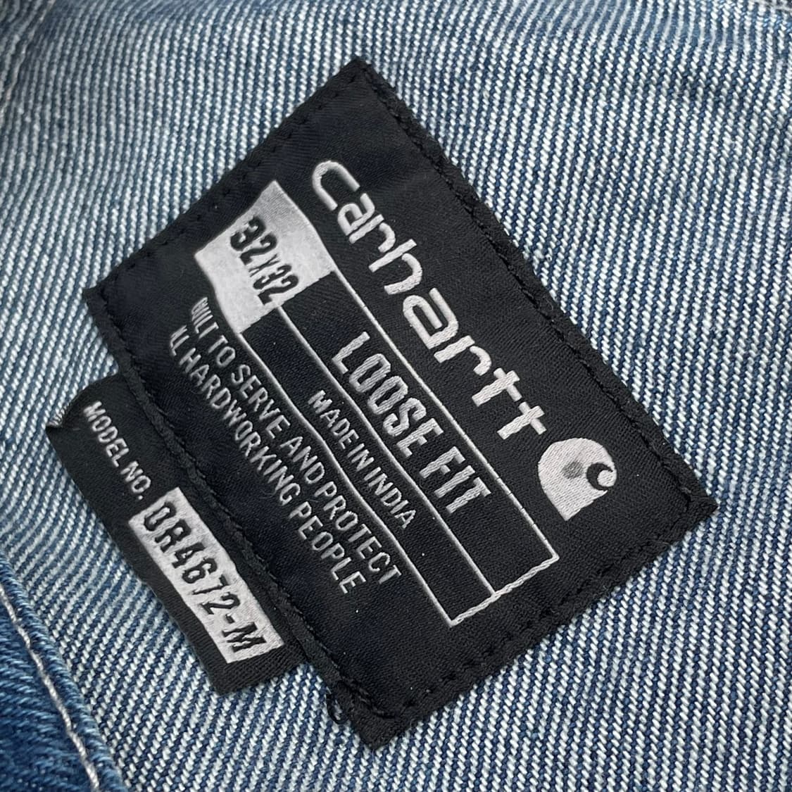 칼하트 데님 오버롤 팬츠 상품이미지3