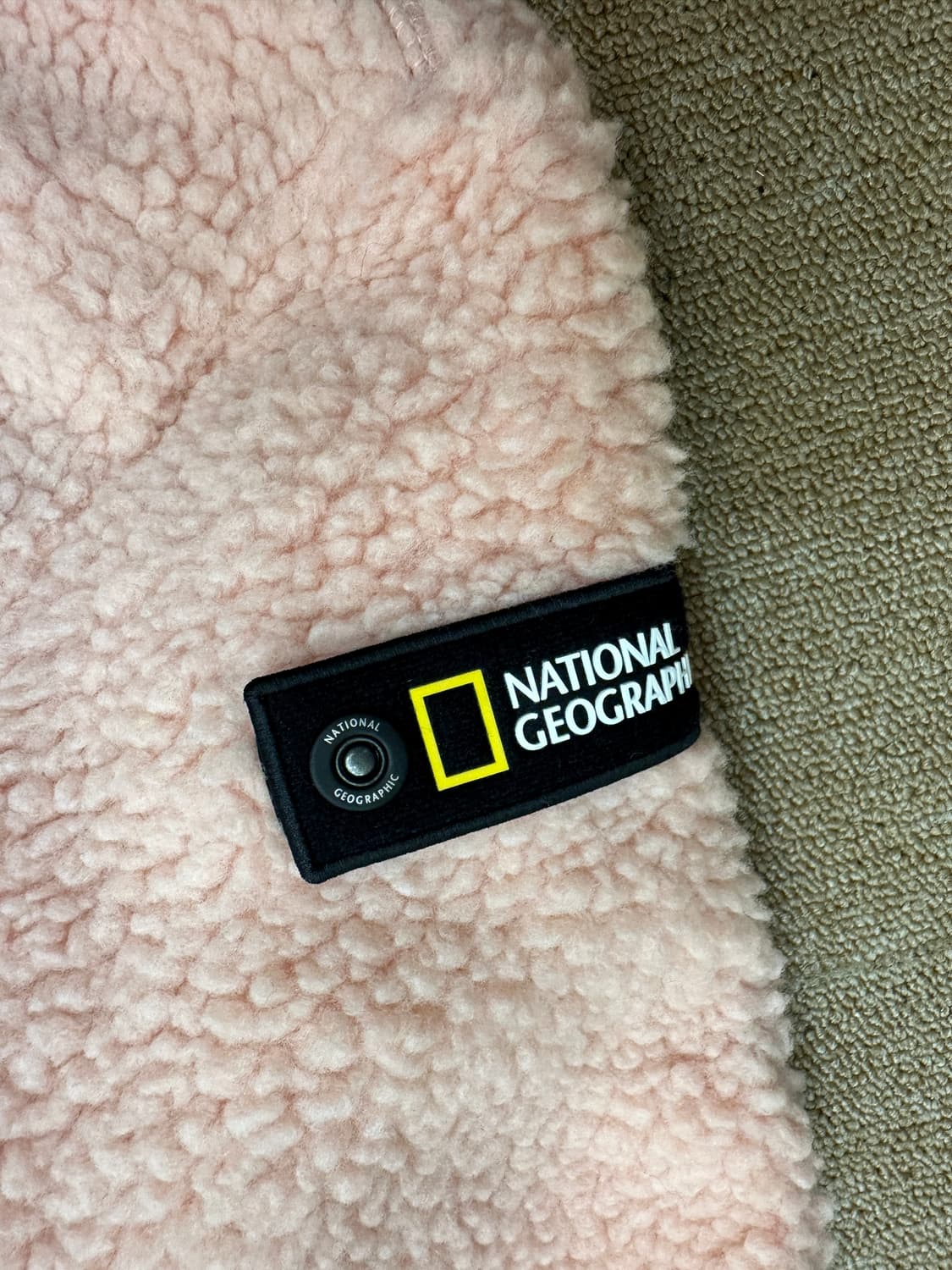 내셔널지오그래픽 뽀글이 후리스 핑크 상품이미지4