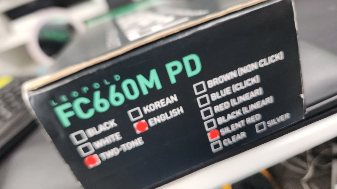 # 레오폴드 FC660M PD 기계식 저소음적축 텐키리스 키보드 급처 상품이미지3