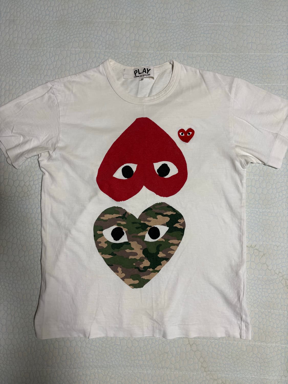 꼼데가르송 카모 반팔 상품이미지1