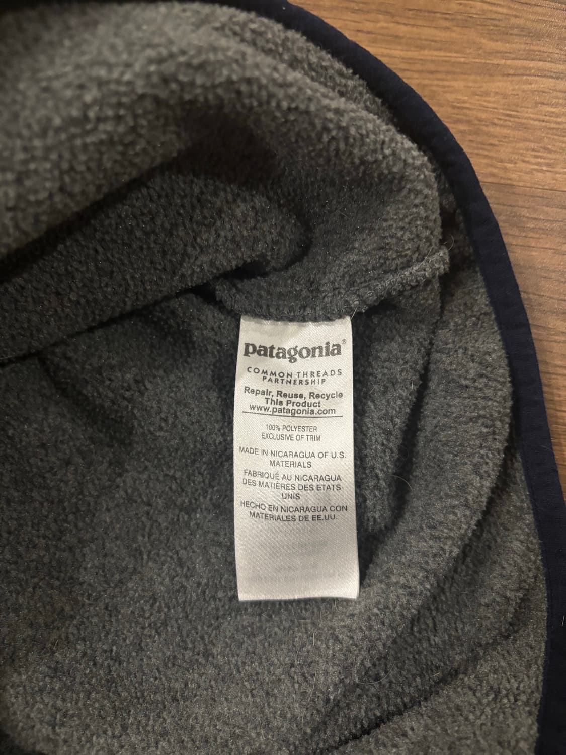 파타고니아 헤비웨이트 신칠라 니켈 네이비 M사이즈 상품이미지5