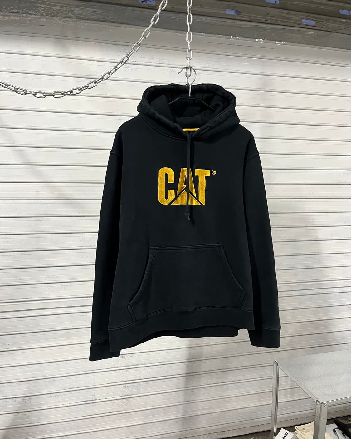 90-00s Caterpillar faded hoodie 상품이미지3