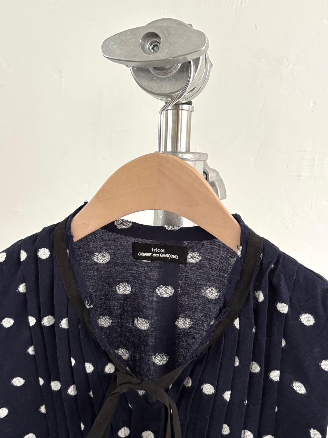 Comme des Garcons 꼼데가르송 트리콧 05s 도트 슬리브리스 상품이미지2