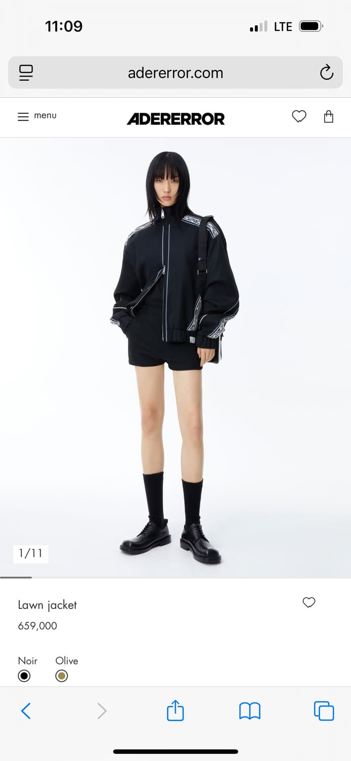 아더에러 LAWN JACKET / L사이즈 새제품 상품이미지3