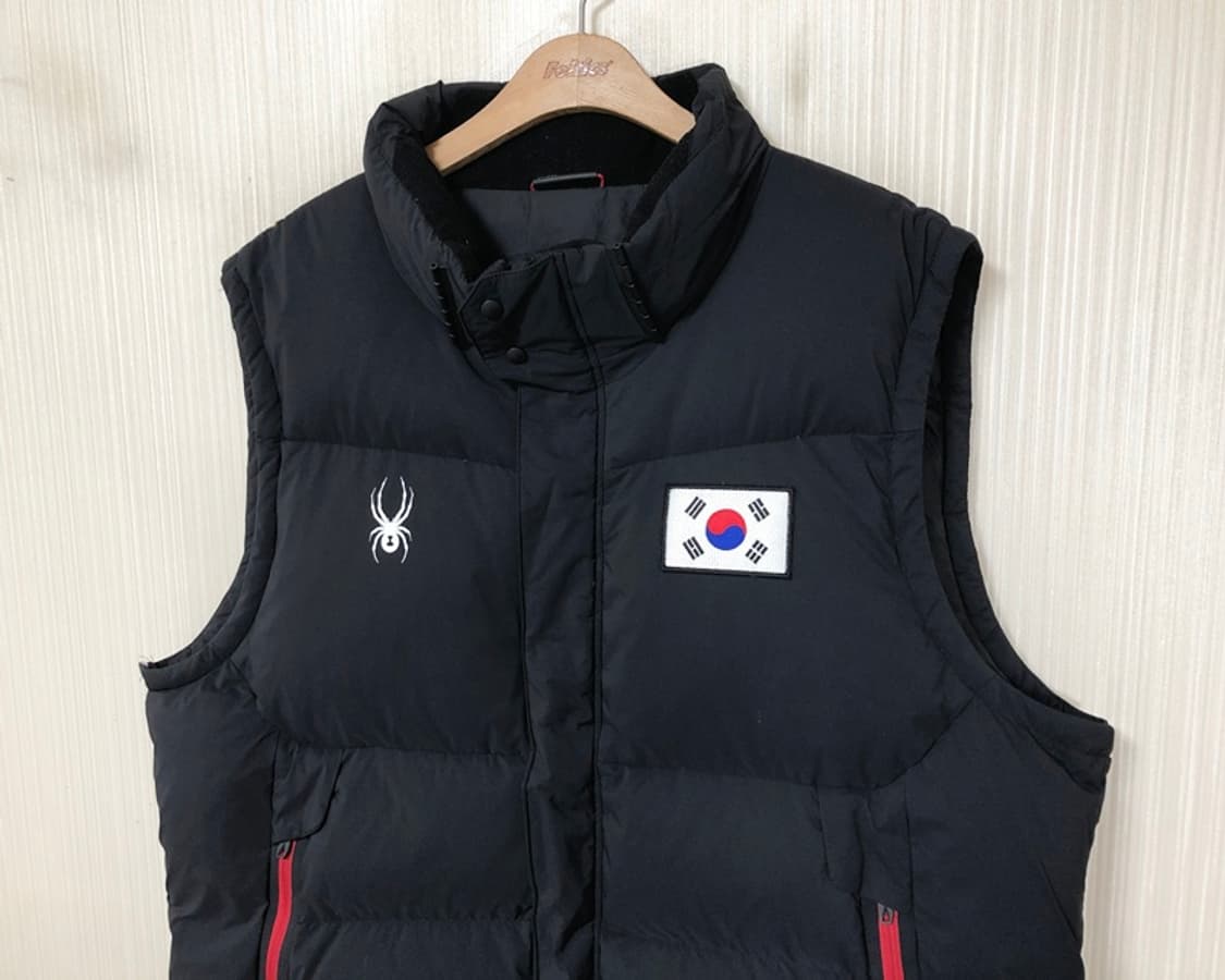 스파이더국대 레슬링국대 팀코리아 덕다운 패딩베스트 5XL(125) 상품이미지6