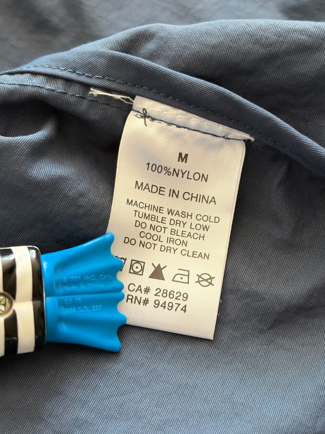 stussy 스투시 나일론 폴섬 나일론 자켓 네이비 M (103) 상품이미지8