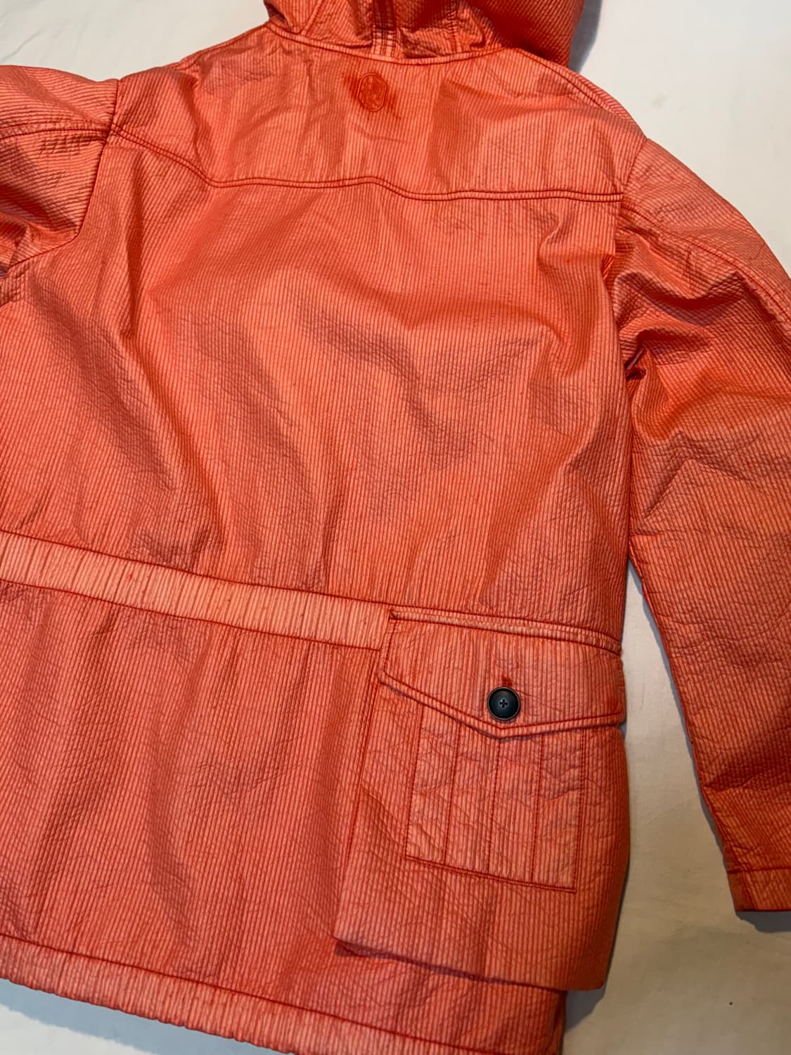 헹칼렉스 스톤아일랜드맛 가먼트다잉 아노락 자켓 코랄 핑크 상품이미지2