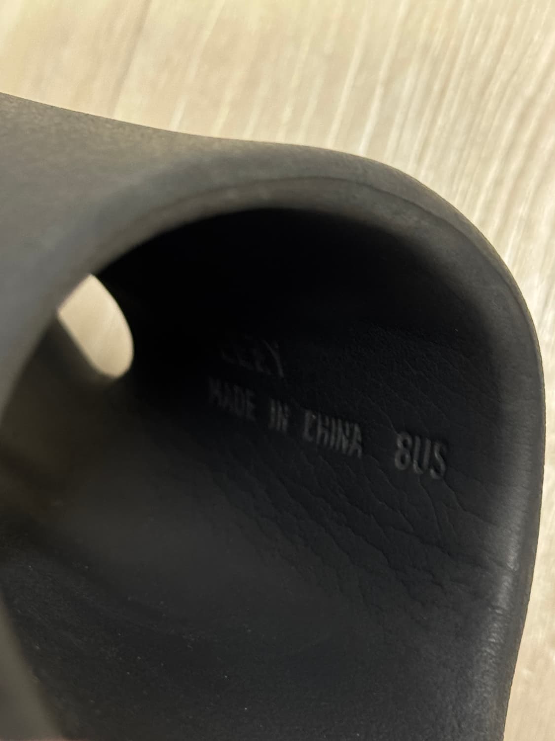 [265, US8] 아디다스 이지 슬라이드 오닉스 상품이미지3