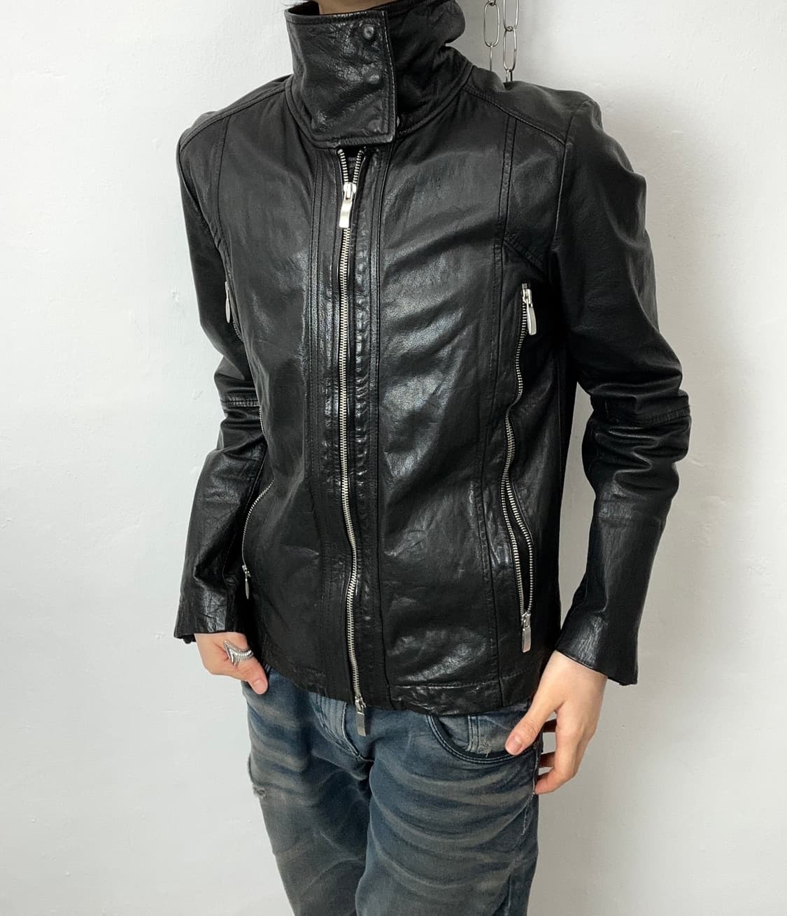 Harlem Rounge Buffalo Leather High-Neck  상품이미지3