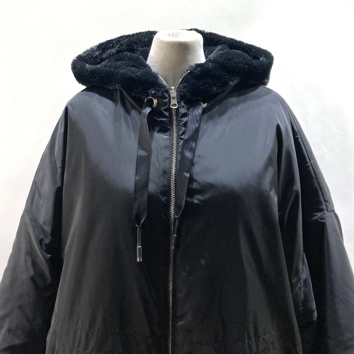 Core a 여성 리버시블 롱코트 퍼 블랙 88  상품이미지2