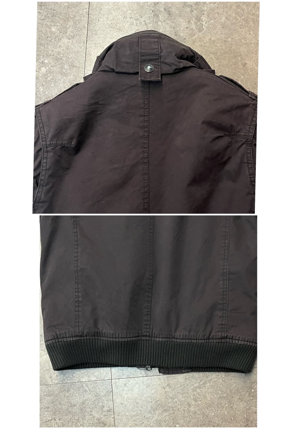 자라 버클 자켓 브라운 S #csz1932 상품이미지6