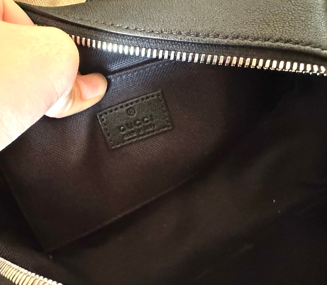 Gucci 구찌 가죽 크로스백 숄더백 타원형 검정색 상품이미지2