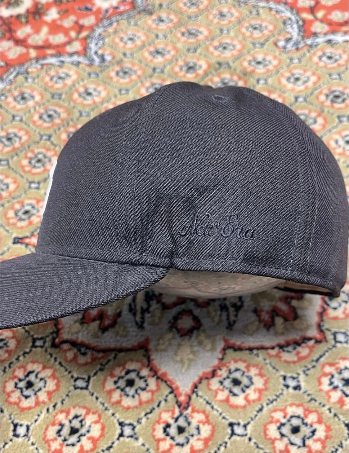 [7 3/8] 피어오브갓 x 뉴에라 59FIFTY 에센셜 사이 즈캡 블랙 상품이미지3