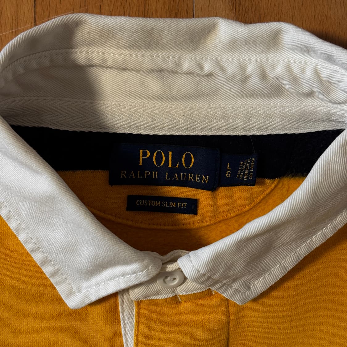 폴로 랄프로렌 럭비 셔츠 커스텀핏 L 상품이미지4