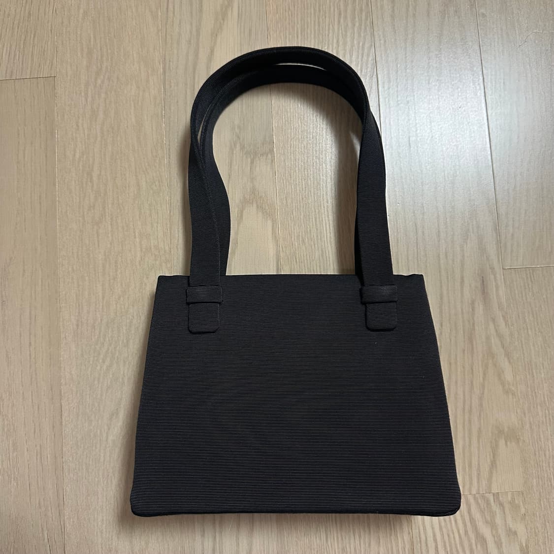 샤넬 라인스톤 CC 블랙 그로그랭 미니 핸들백 / 빈티지 상품이미지7