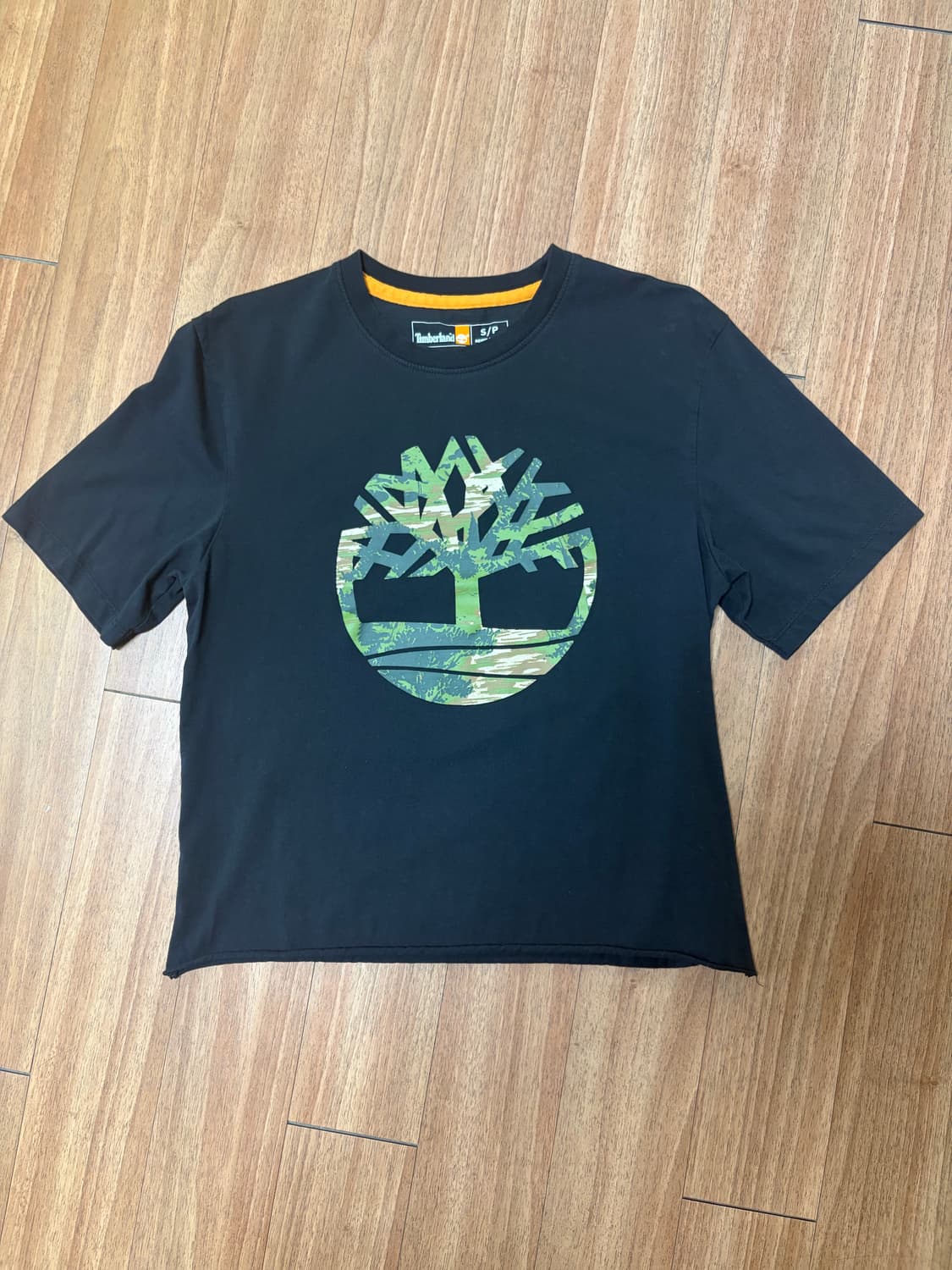 팀버랜드 카모로고 반팔 커스텀 상품이미지1