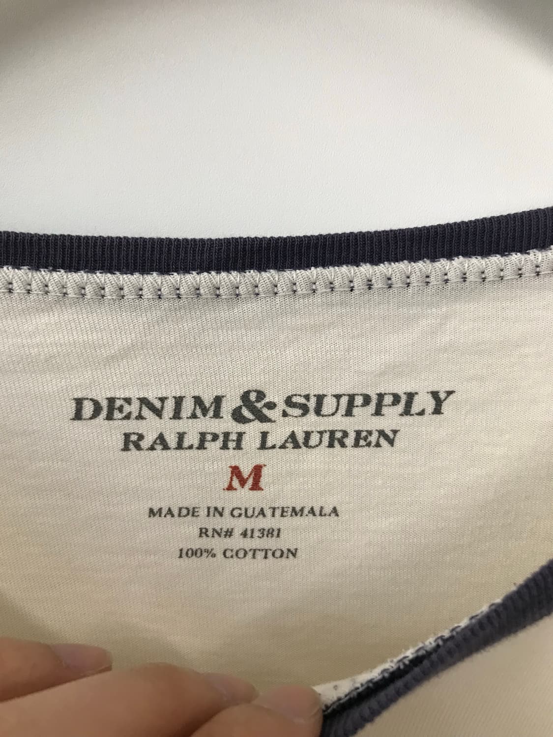 폴로 랄프로렌 데님앤서플라이 나그랑 롱 슬리브 긴팔티 상품이미지5